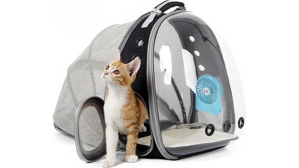space themed pet backpack