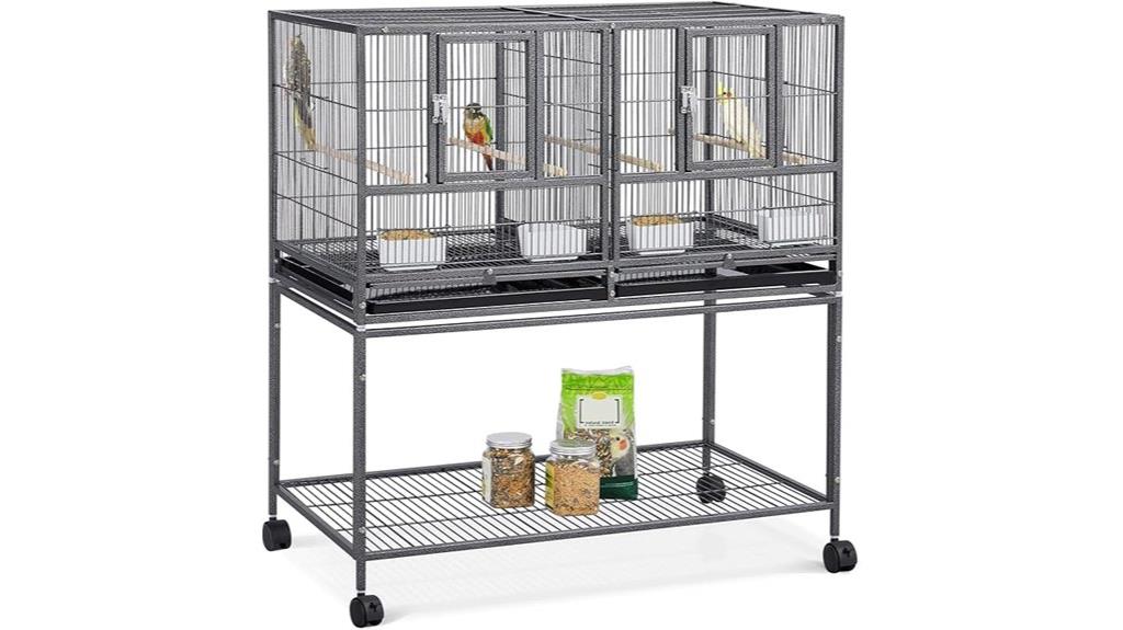 stackable parakeet bird cage