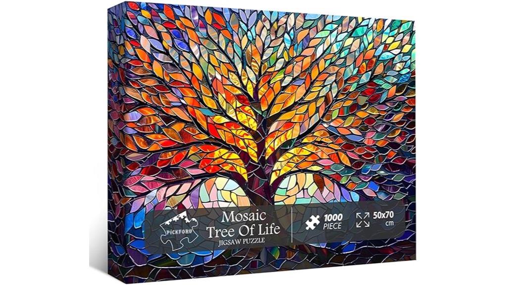 stained glass tree puzzle