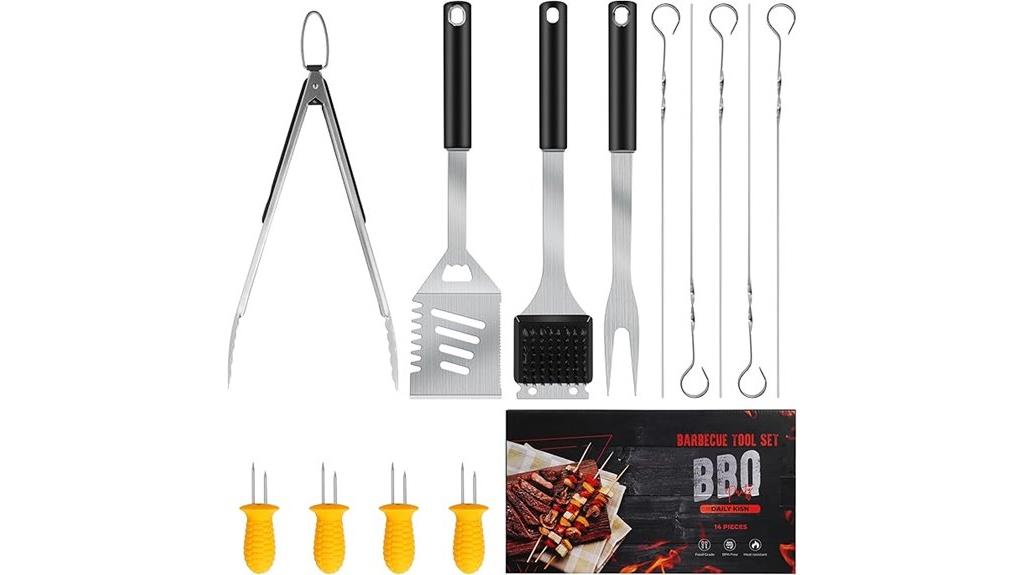 stainless steel bbq tools