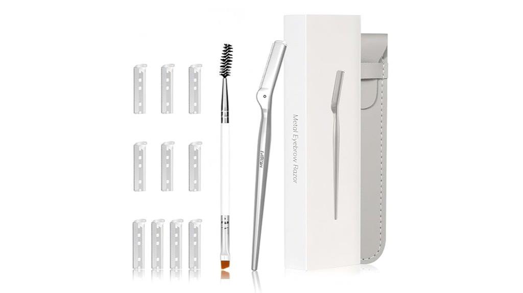 stainless steel eyebrow razor