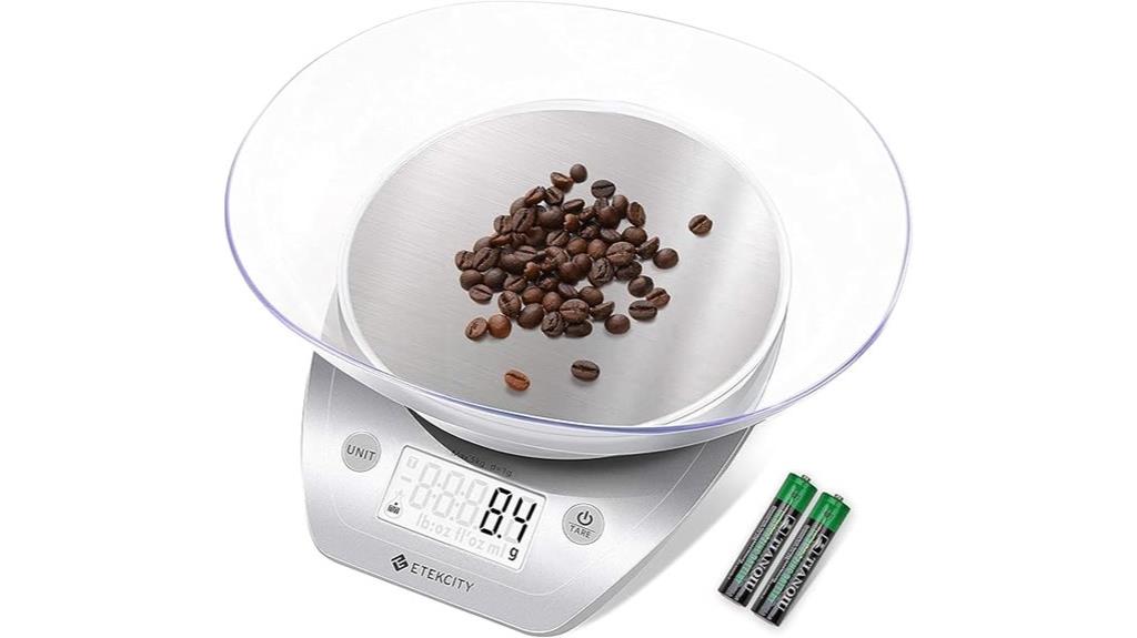 stainless steel kitchen scale
