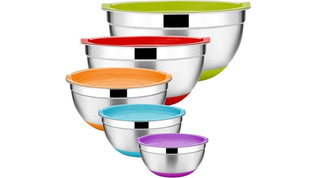 stainless steel mixing bowls