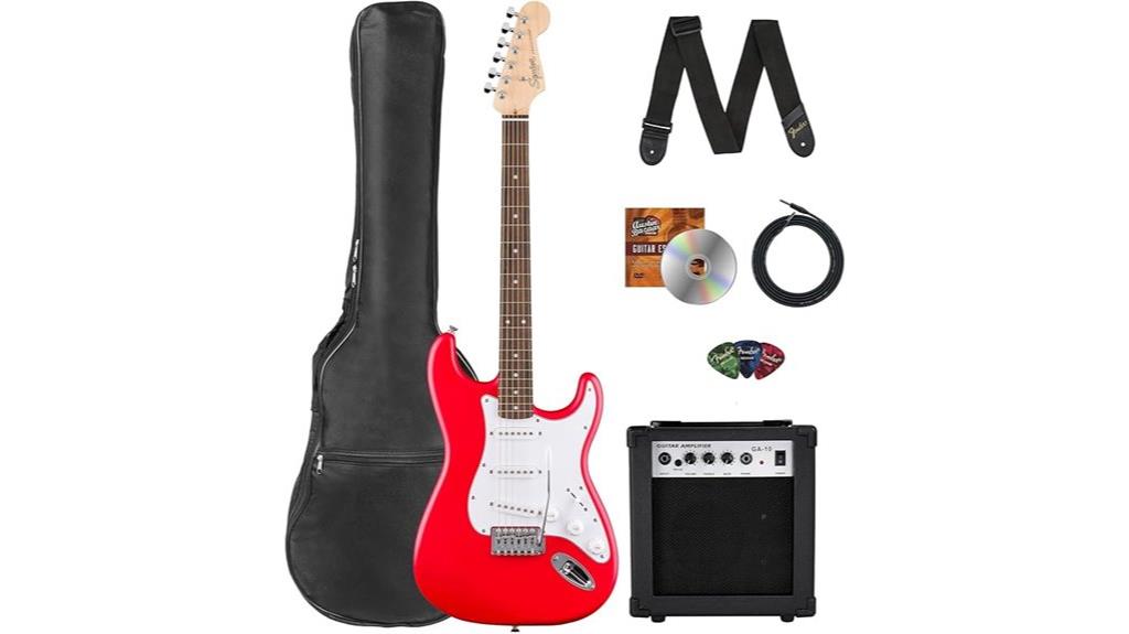 starter guitar bundle package