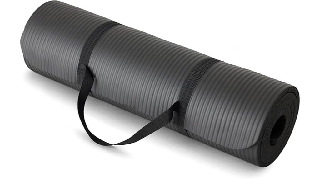 thick 1 2 inch yoga mat
