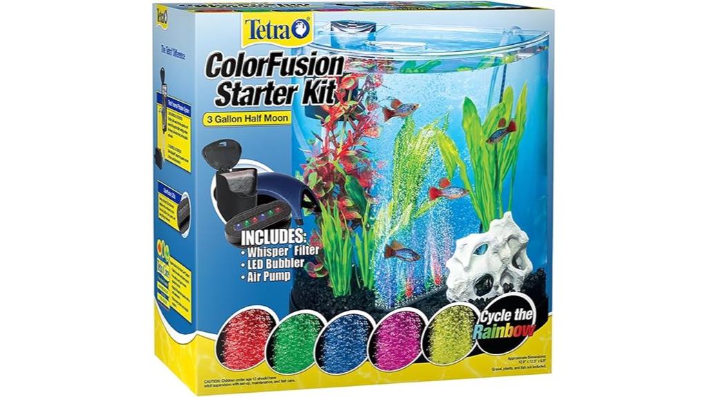 three gallon fish tank kit