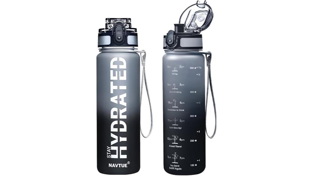 timed 16oz bpa free bottle