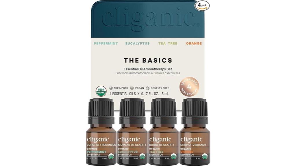 top 4 organic essential oils