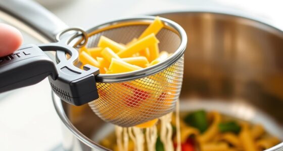 top clip on pot strainers