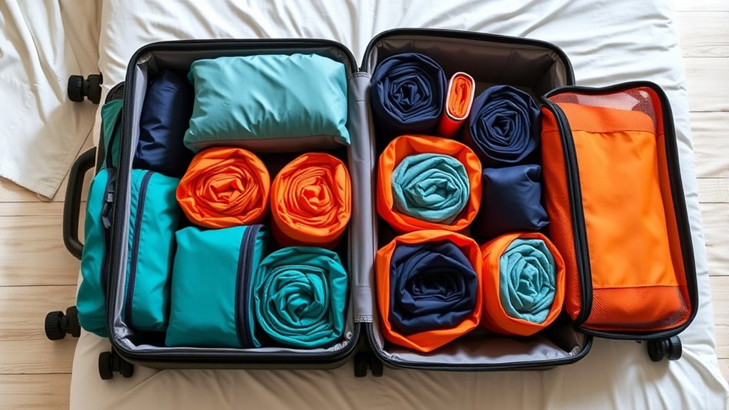 top compression packing cubes