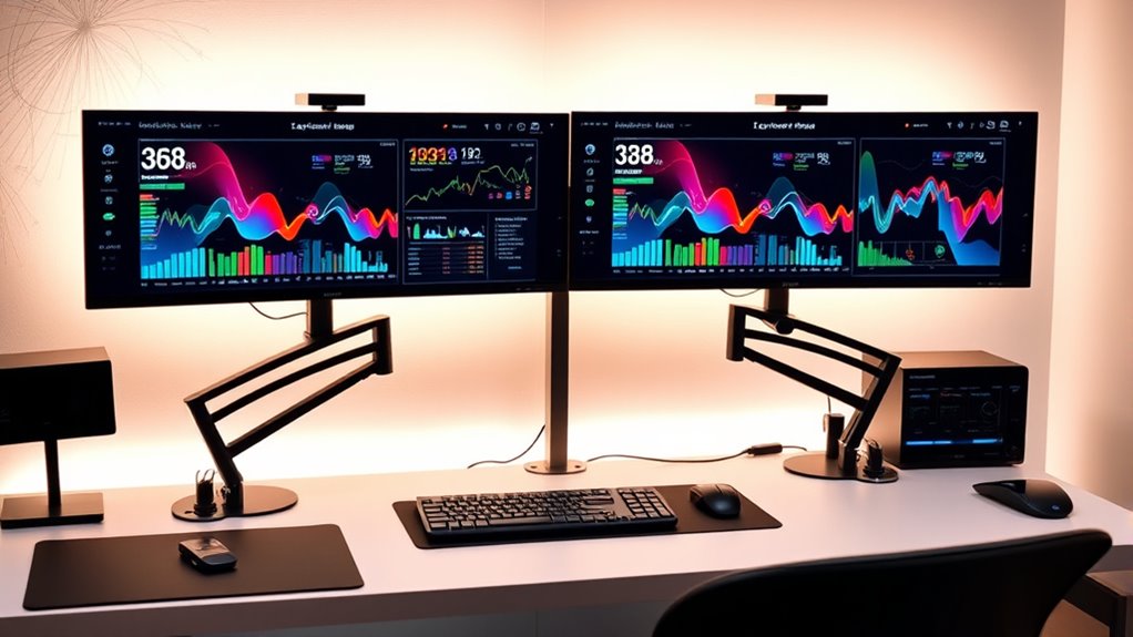 top dual monitor stands