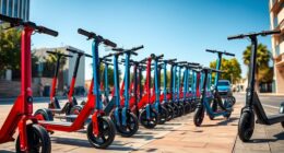 top folding electric scooters