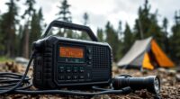 top hand crank emergency radios
