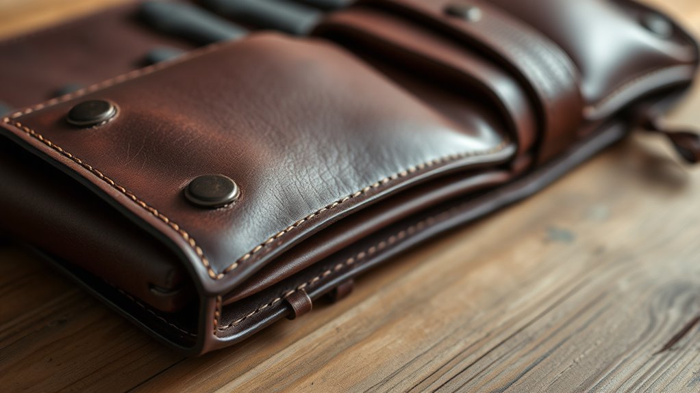 top leather knife roll bags