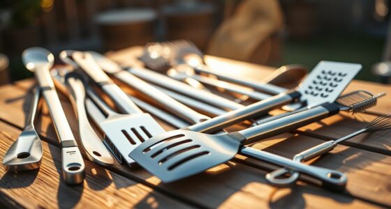top stainless steel grill sets
