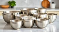 top stainless steel mixing bowls