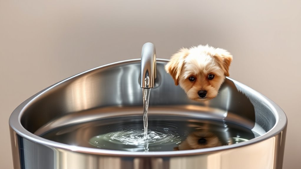 top stainless steel pet fountains