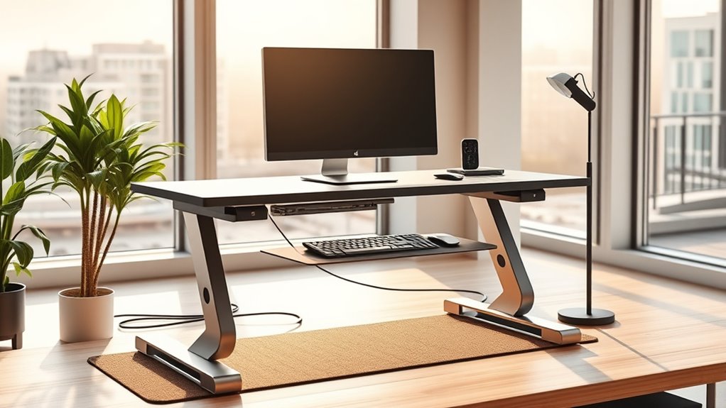 top standing desk converters