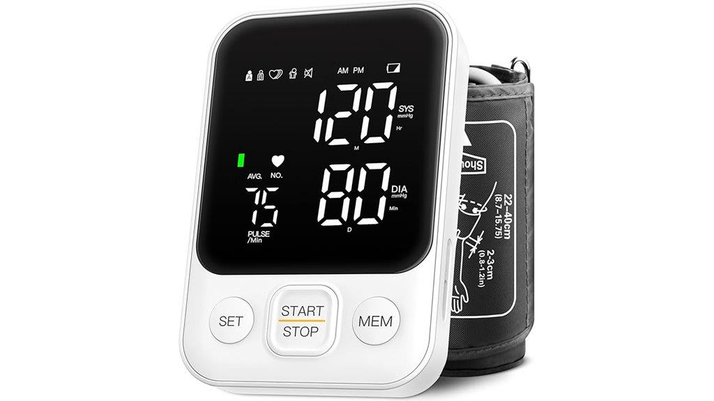upper arm blood pressure cuff