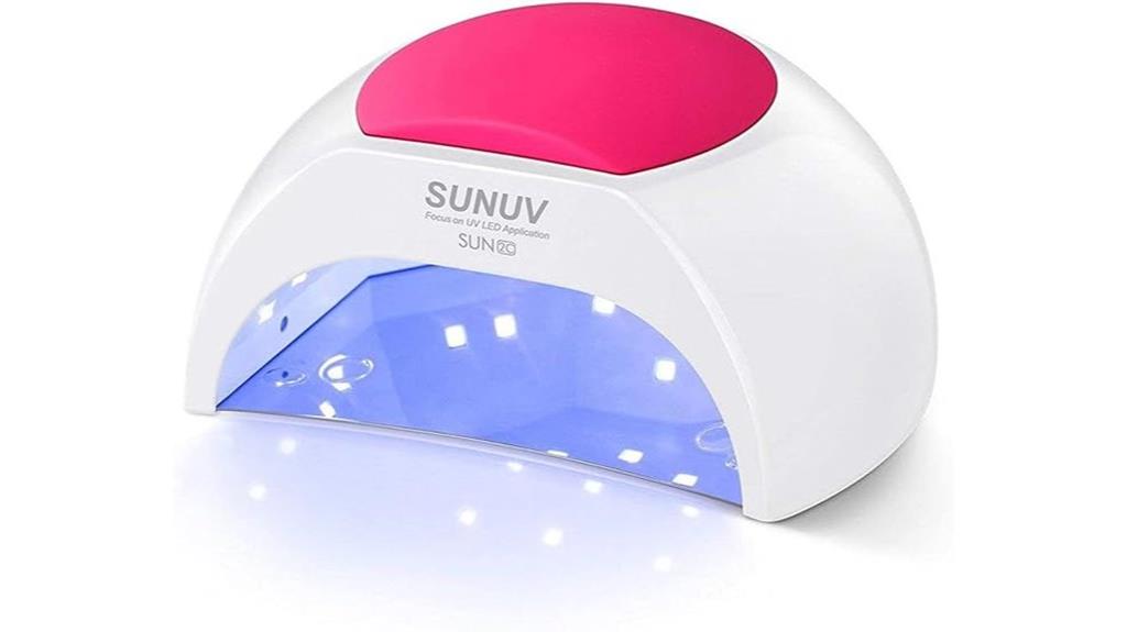 uv nail light with multiple timers