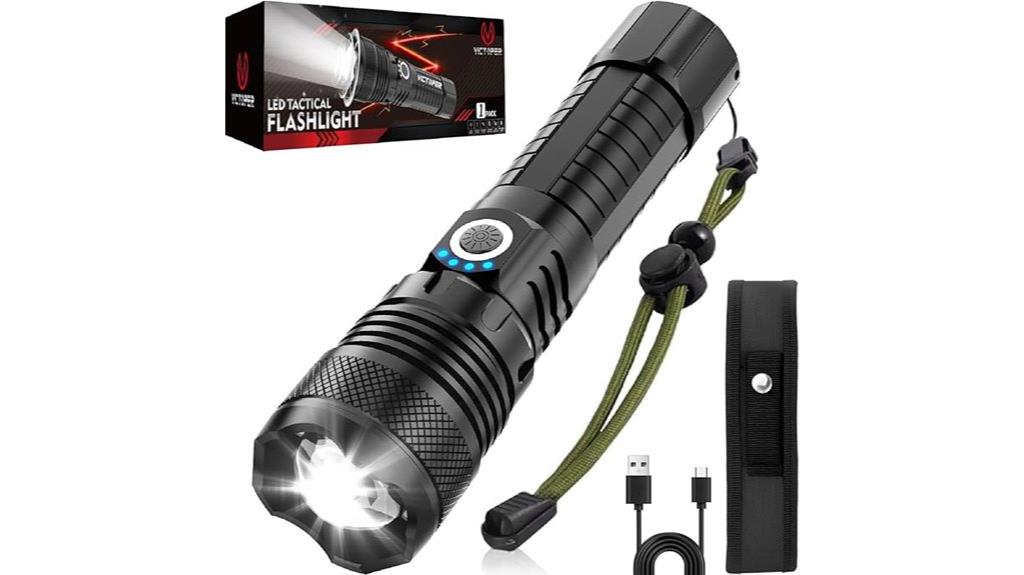 victoper tactical led flashlight