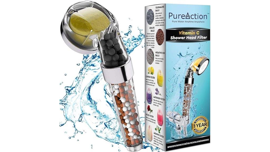 vitamin c shower filter