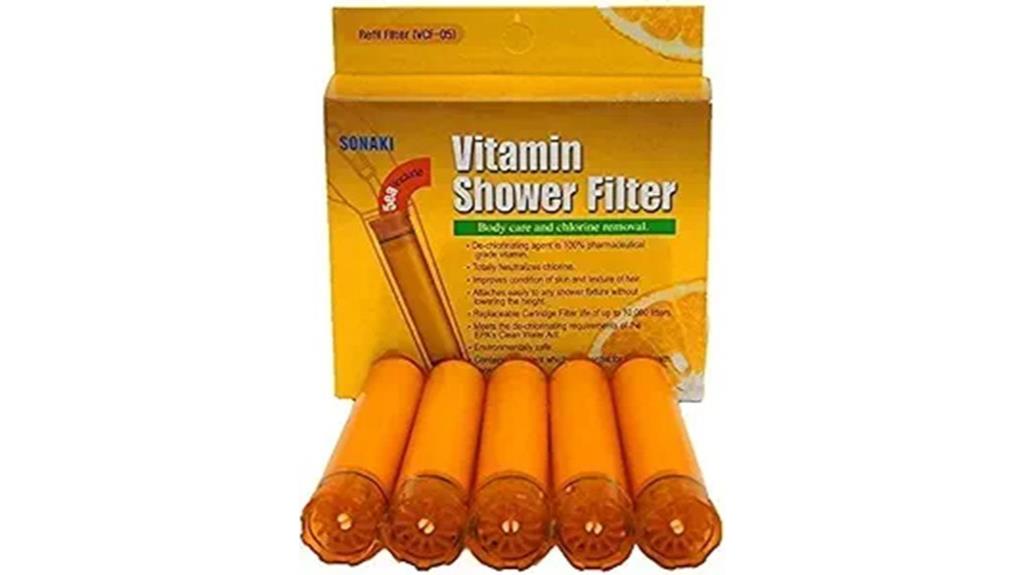 vitamin c shower filter refills