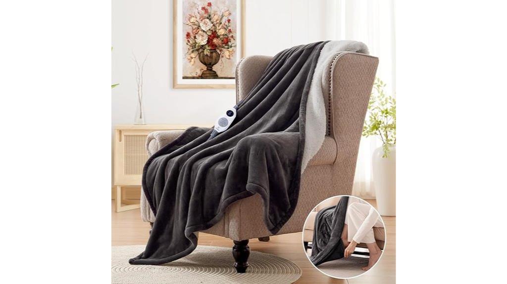 westinghouse heated throw blanket