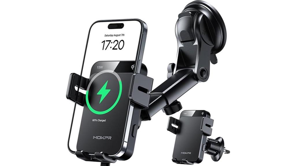 wireless 15w auto clamping