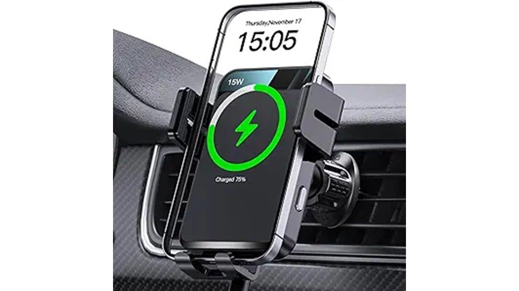 wireless car charger mount