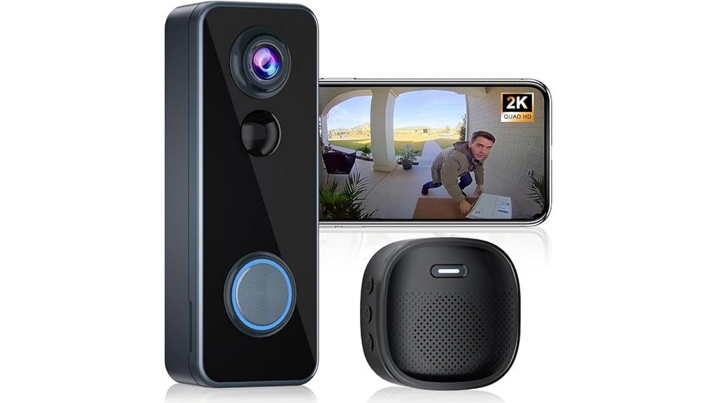 wireless doorbell with hd video