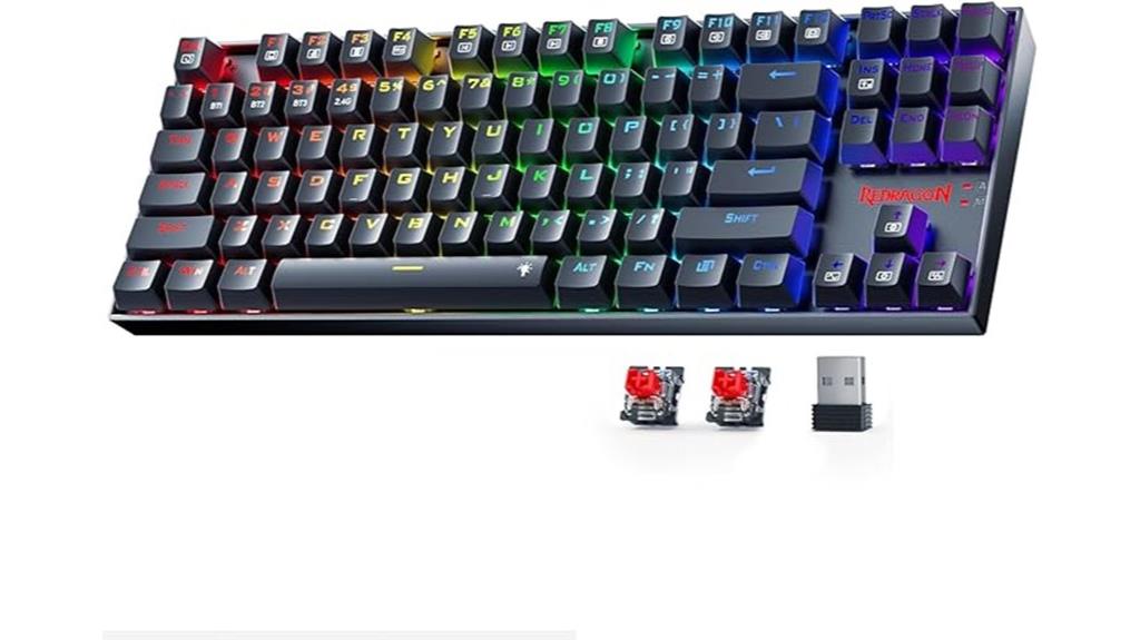 wireless rgb mechanical keyboard