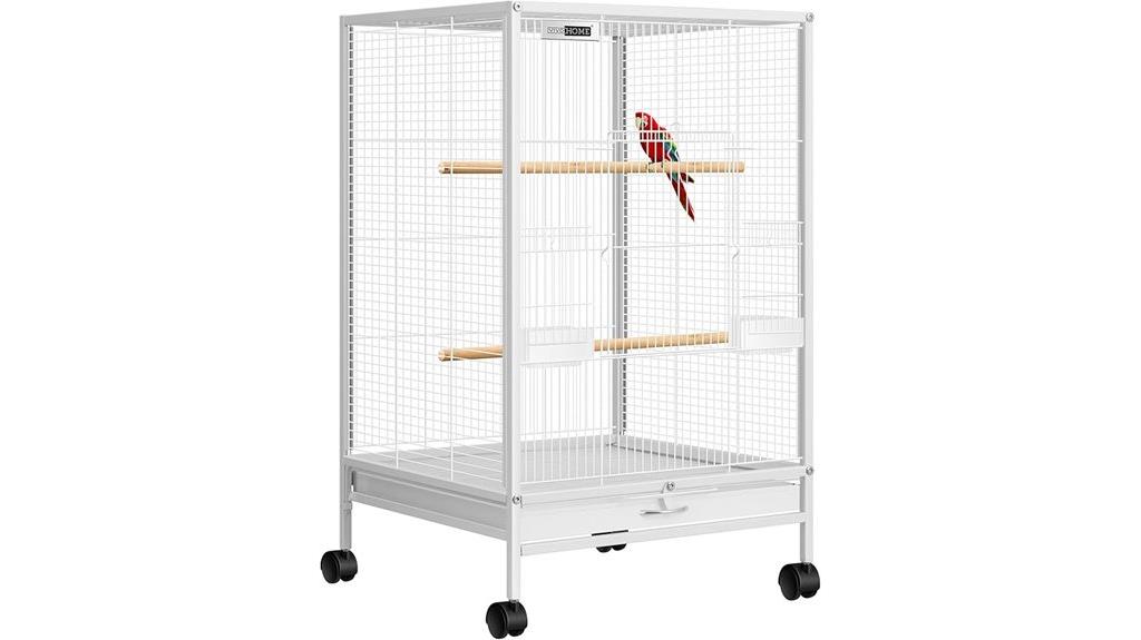 wrought iron bird cage