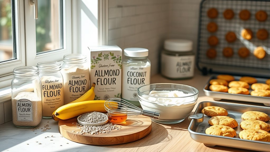 gluten substitutes and baking techniques