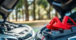 jump starting car safely