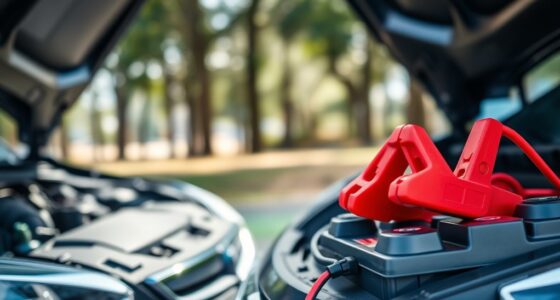 jump starting car safely