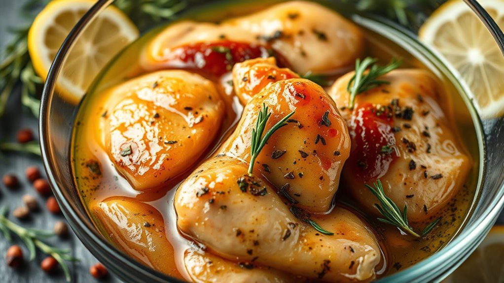 marinating enhances flavor and tenderness