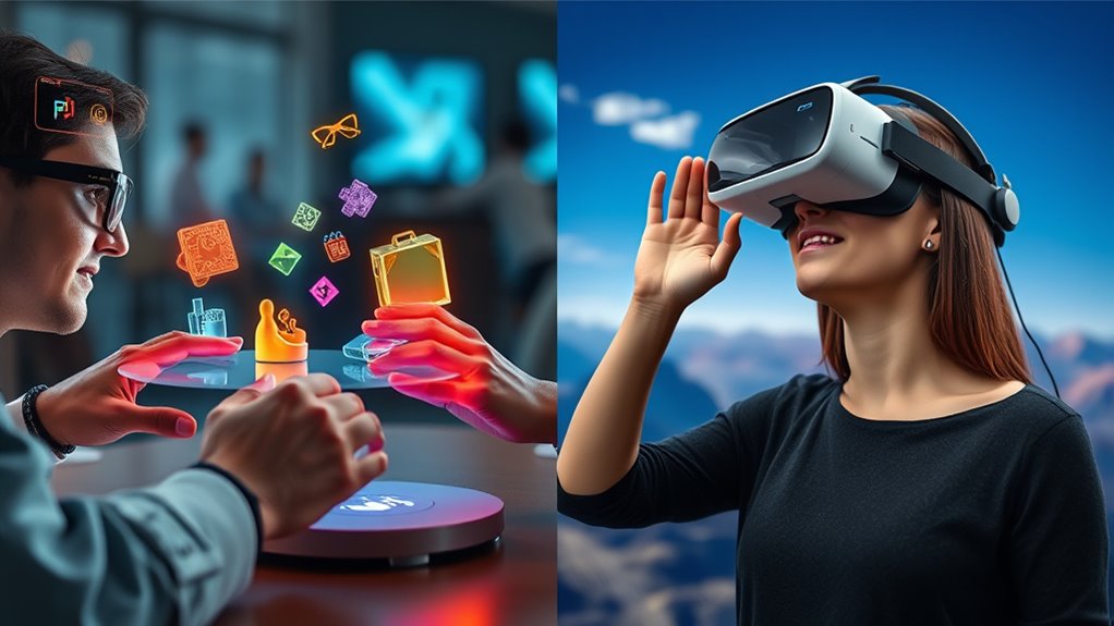 real vs virtual environments