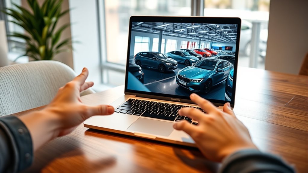 virtual showrooms and test drives