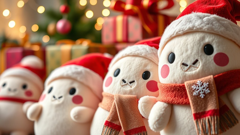 choosing festive collectible squishmallows