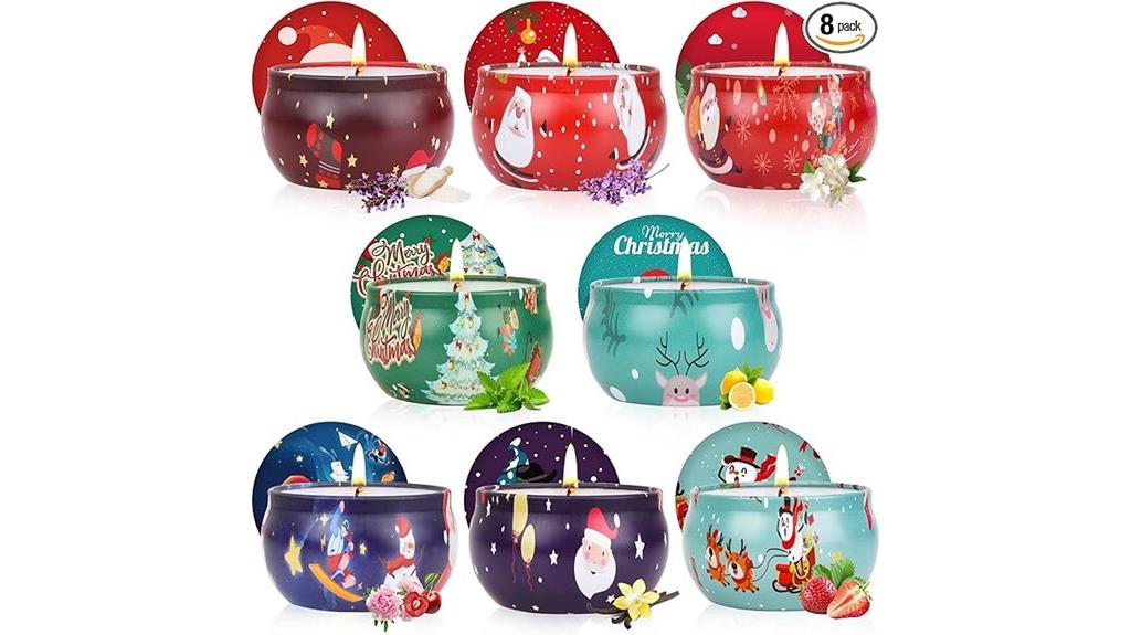 festive candle gift set