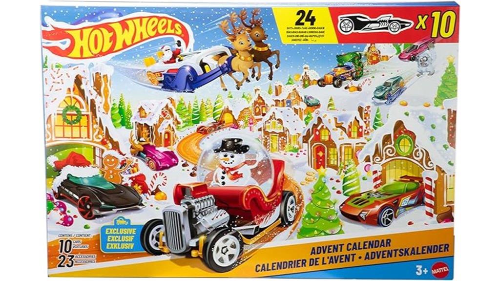 hot wheels 2025 playset calendar