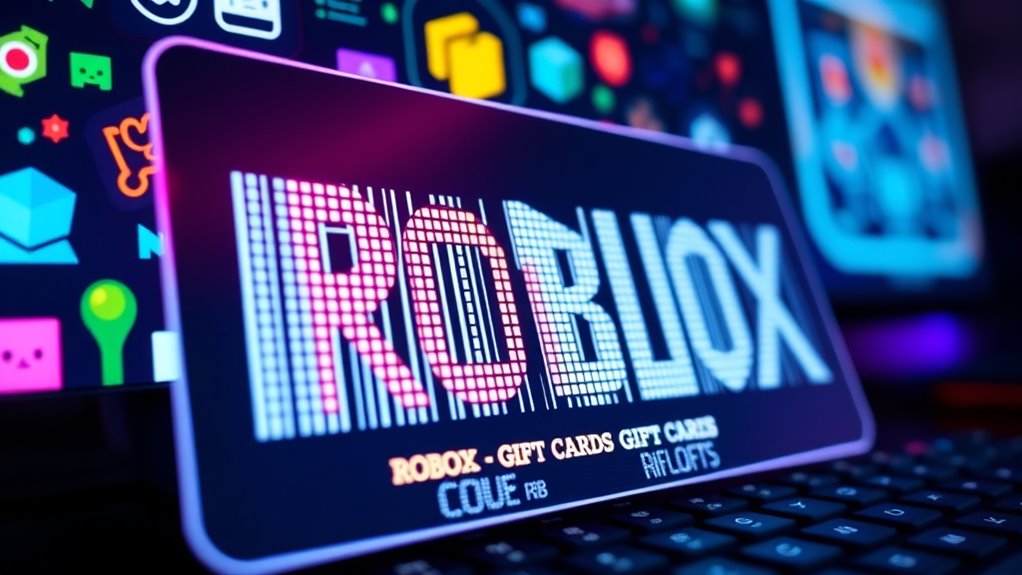 roblox gift card considerations
