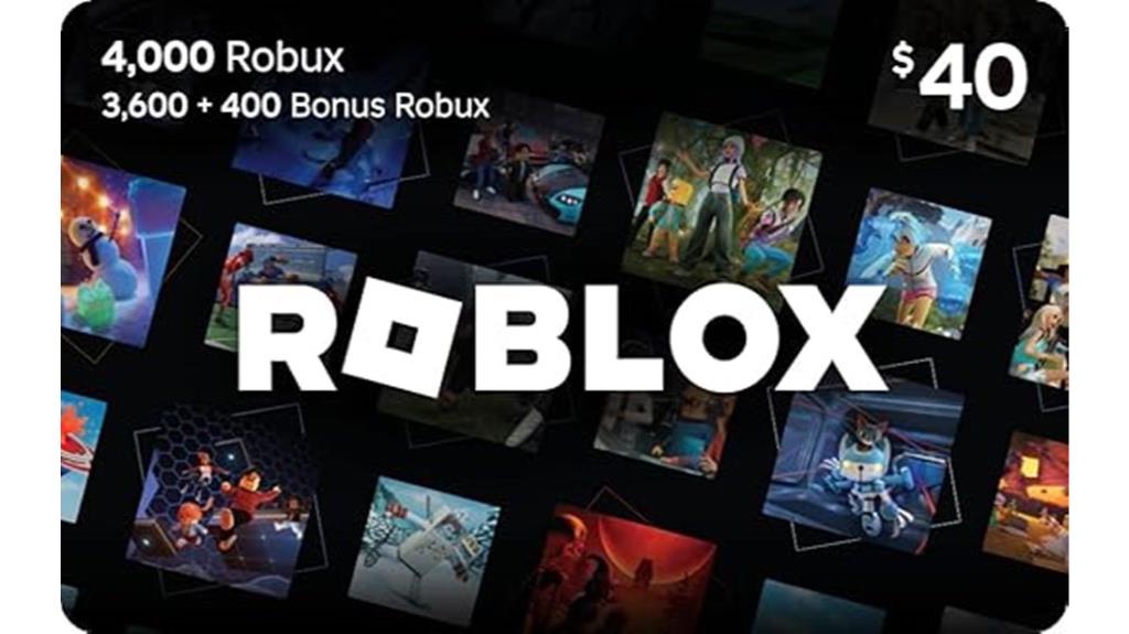 robux gift card four thousand