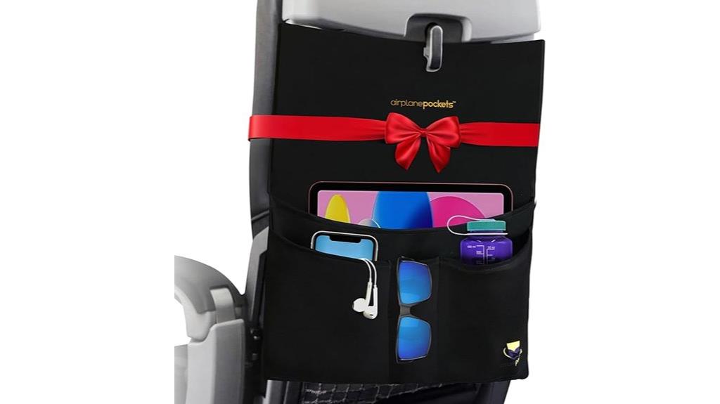 seat back airplane organizer
