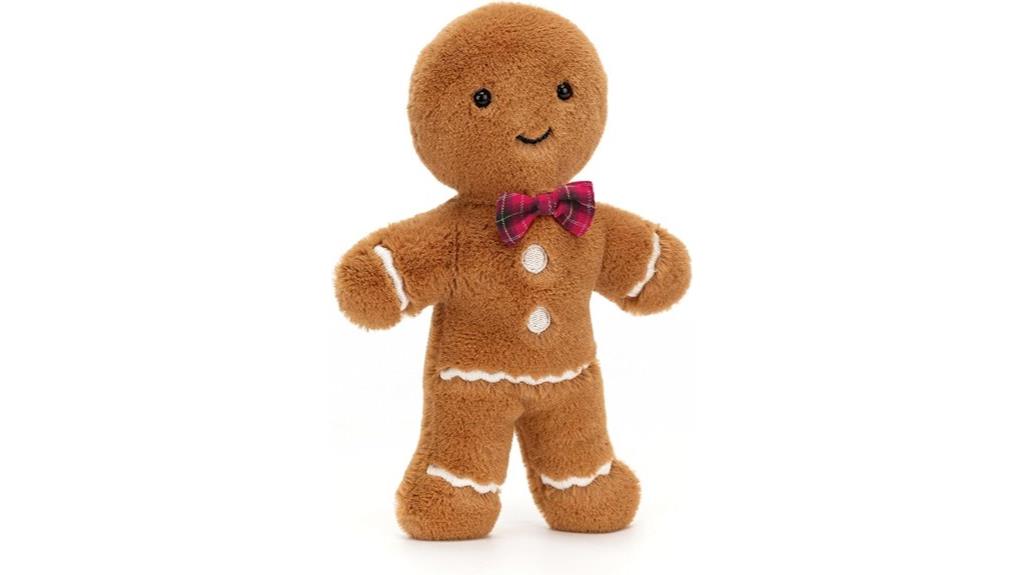 soft gingerbread themed plush
