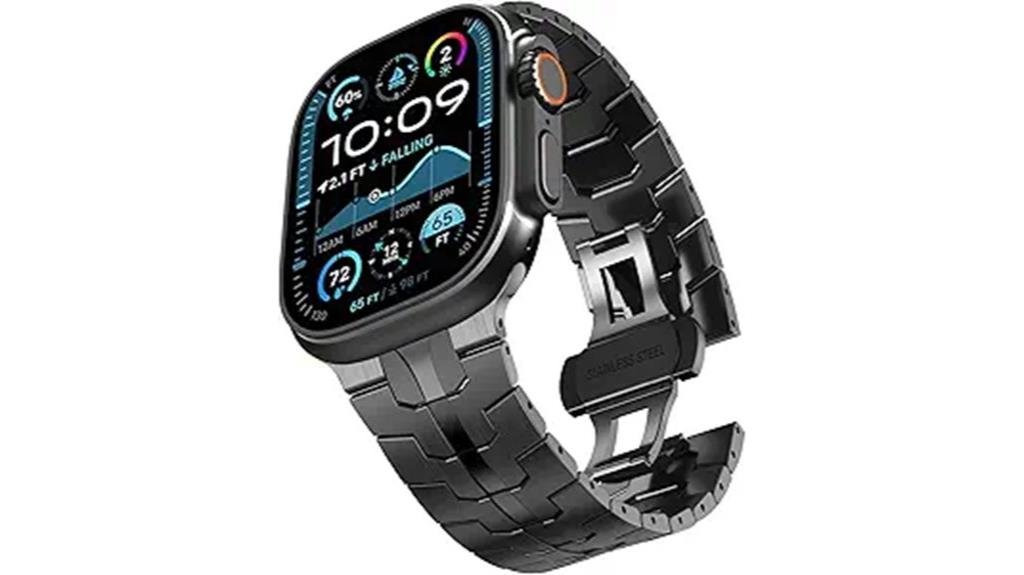 stainless steel apple watch band