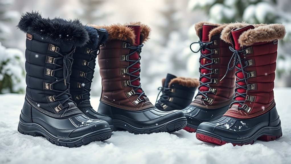 top women s waterproof snow boots