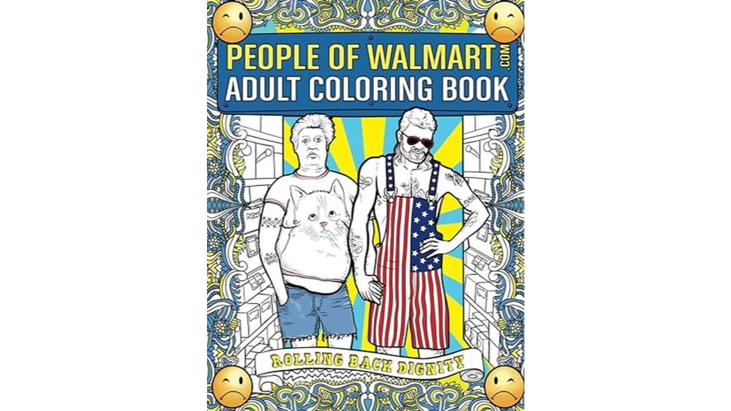 walmart shoppers coloring book