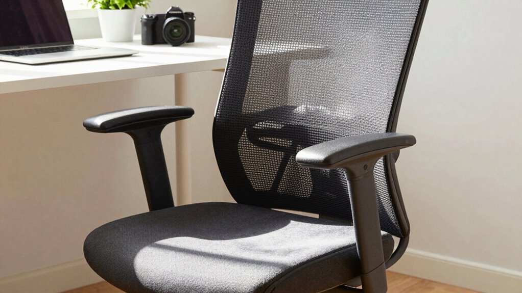 adjust armrests for comfort